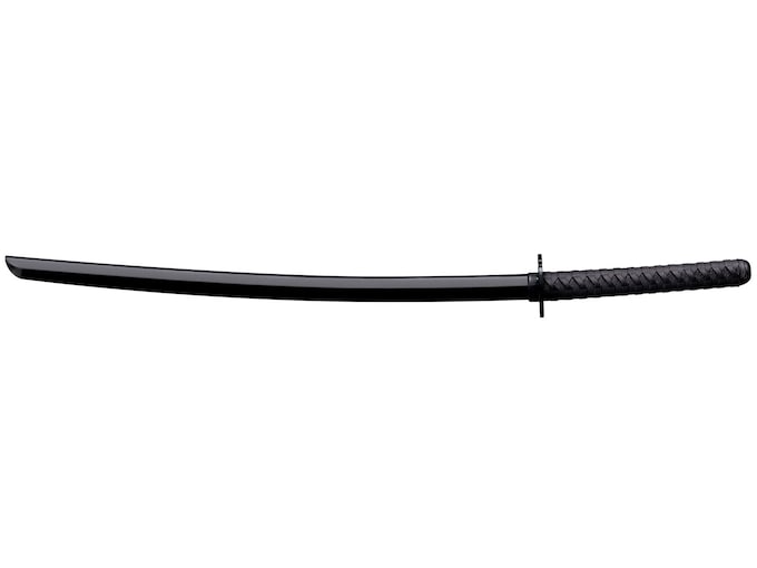Cold Steel CS92BKKC Bokken Training Sword 30″ Fixed Plain Black Polypropylene Blade 11.50″ Black Imitation Cord Wrap Polypropylene Handle | USA Gun Store