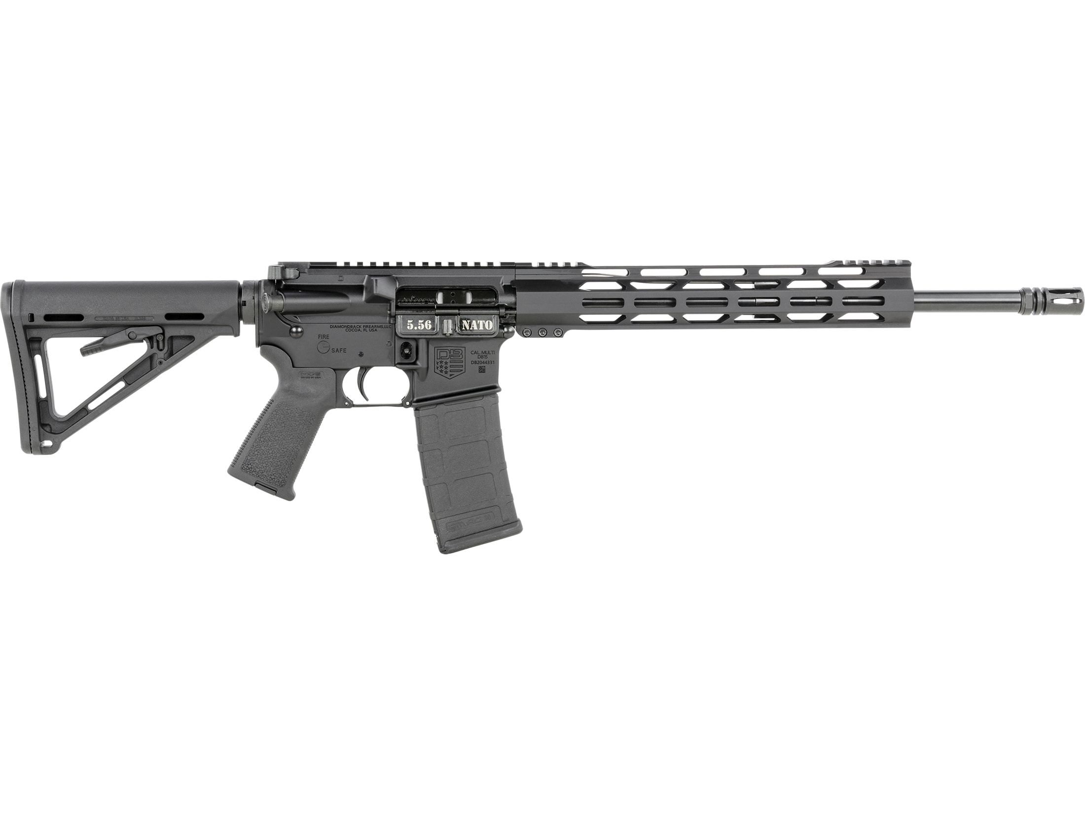 Diamondback DB15 Magpul Semi Automatic Rifle 5.56x45mm NATO 16 Black