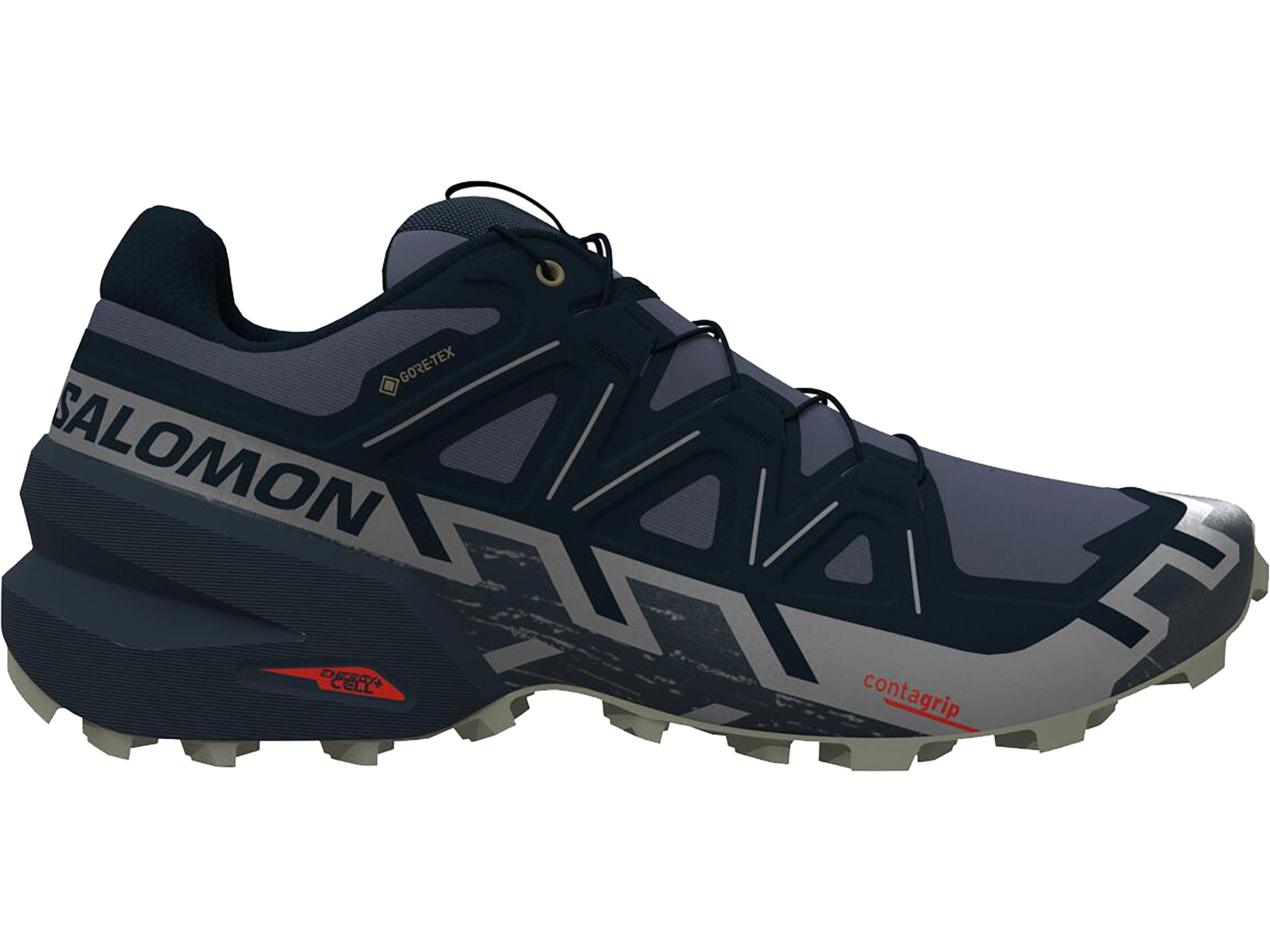 Salomon Speedcross 6 GTX Hiking Shoes Synthetic Grisaille/Carbon/Tea