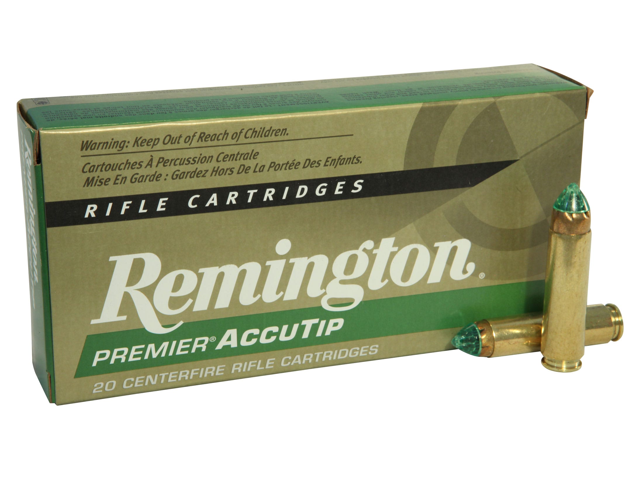 Remington Premier Ammo 450 Bushmaster 260 Grain AccuTip Box of 20.