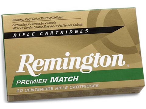 Remington Premier Match Ammunition 6mm Creedmoor 112 Grain Barnes Open Tip Match Box of 20