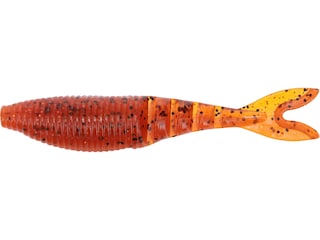 Atomic Plazos 1-1/2 Baby Craw Scented Soft Plastic Bait - Pumpkinseed.