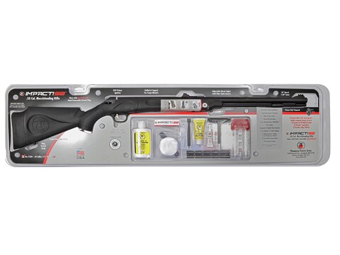 Thompson Center Impact SB Starter Kit Muzzleloading Rifle 50 Caliber 26" Blue Barrel Sy...