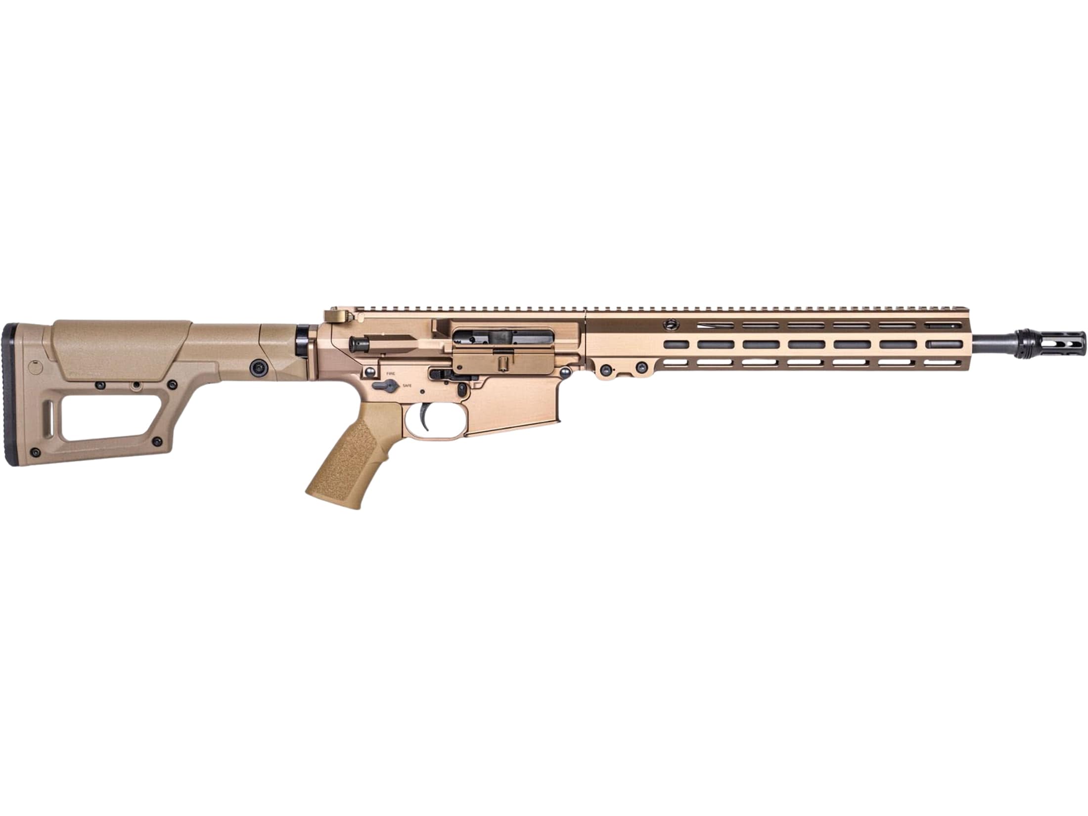 Geissele MRGG MK1 Semi Automatic Rifle 6.5 Creedmoor 16" Black Threaded Barrel Desert Dirt Frame Desert Dirt Pistol Grip