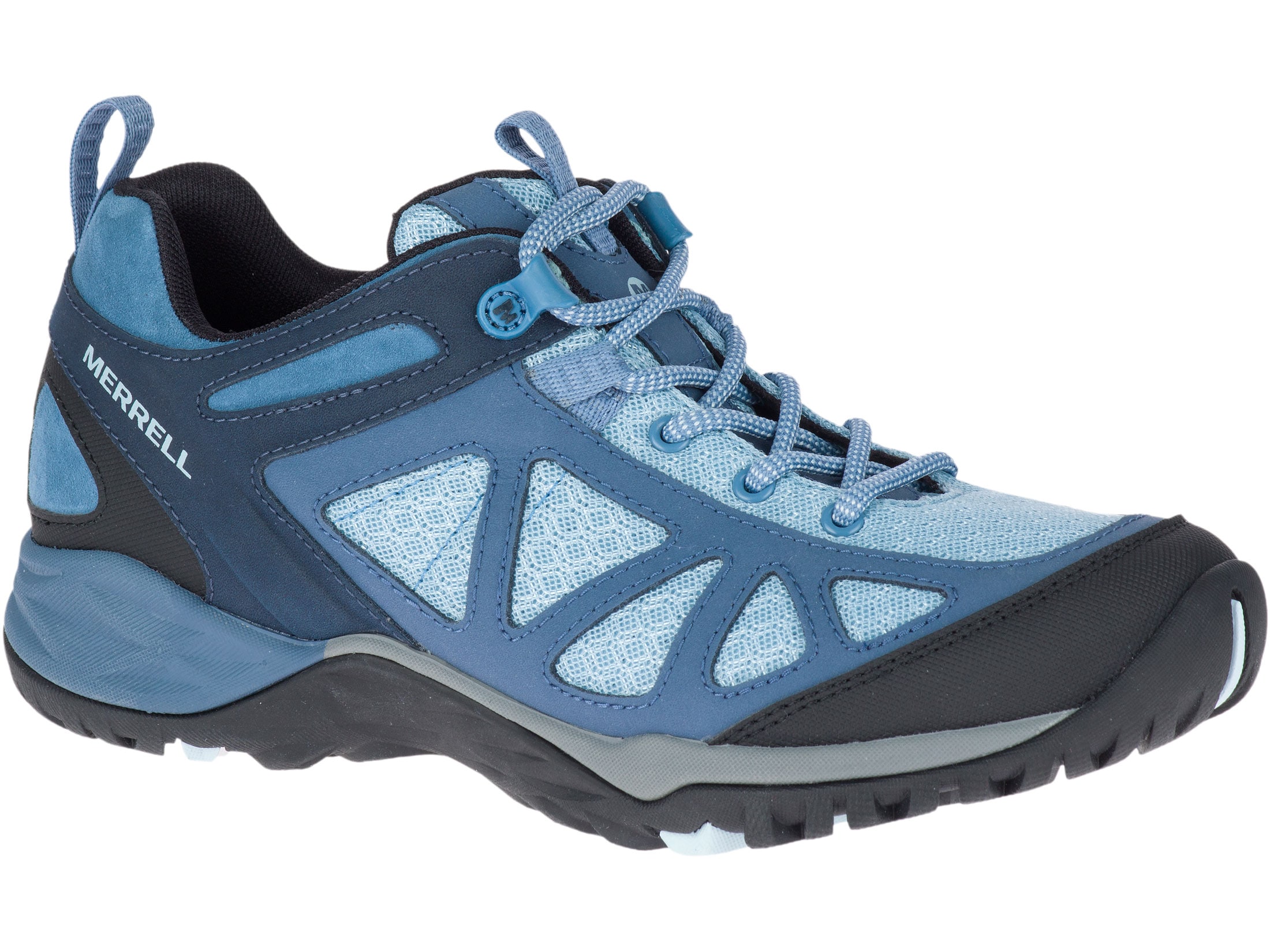 Merrell Siren Sport Q2 4 Hiking Shoes Leather/Nylon Blue Women's 9 D