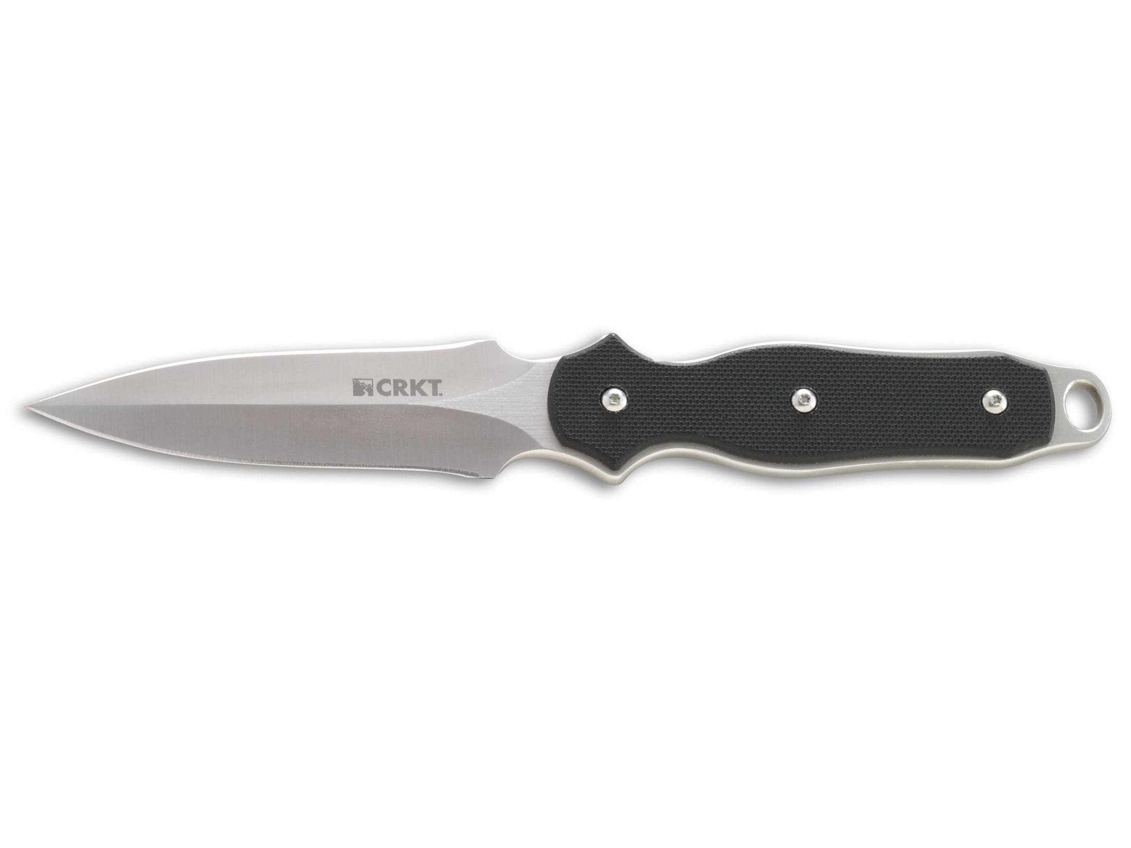 CRKT Synergist Fixed Blade Tactical Knife 3.63 Spear Point 8Cr13MoV