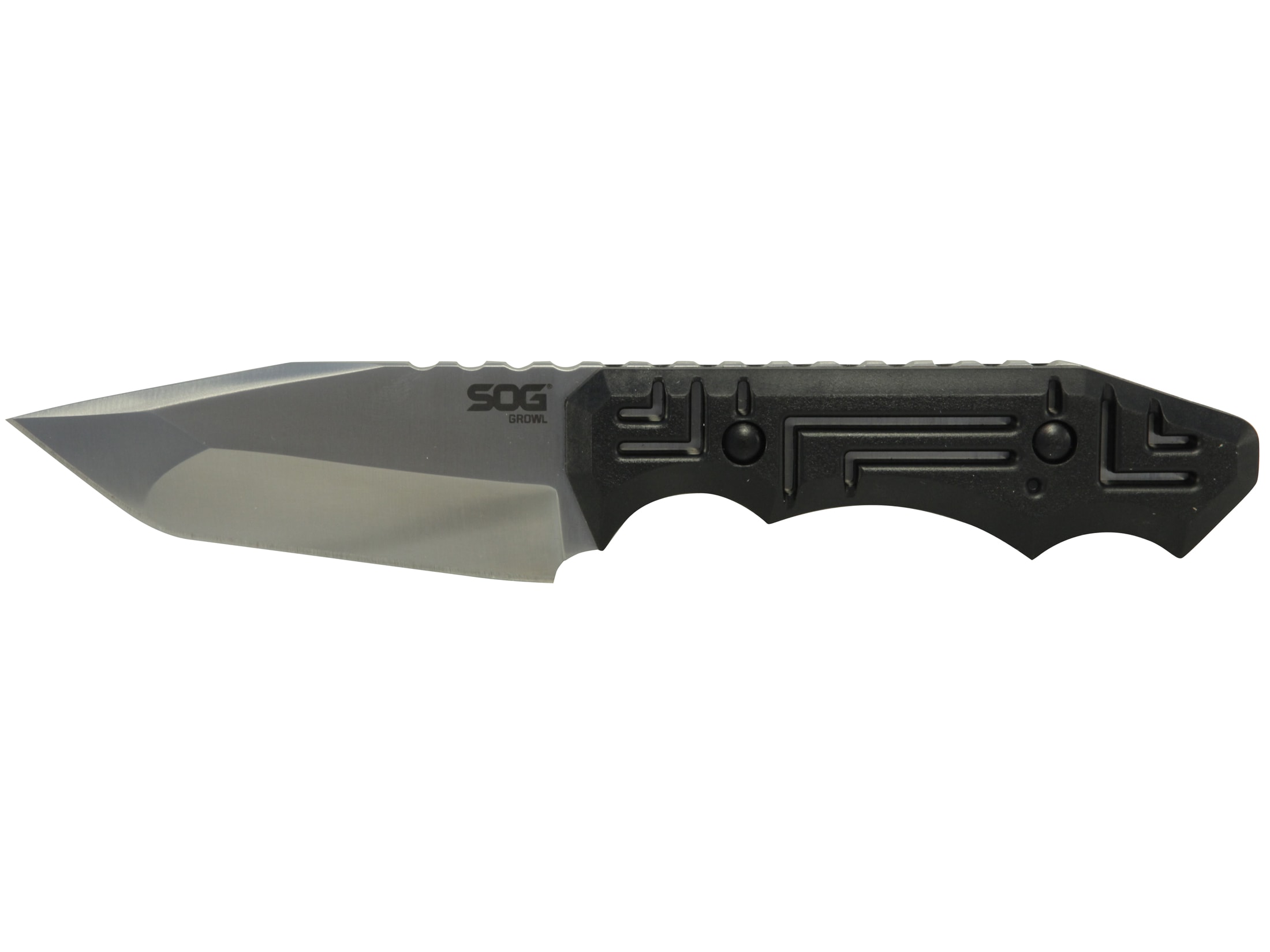 SOG Growl Fixed Blade Knife 3.6 Tanto 9Cr19MoV SS Blade GRN Handle