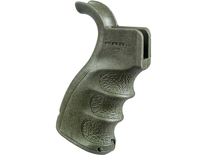 FAB Defense AG-43 Tactical Ergonomic Pistol Grip Polymer With OD Green Finish & Finger Grooves for AR-15 for M16 for M4