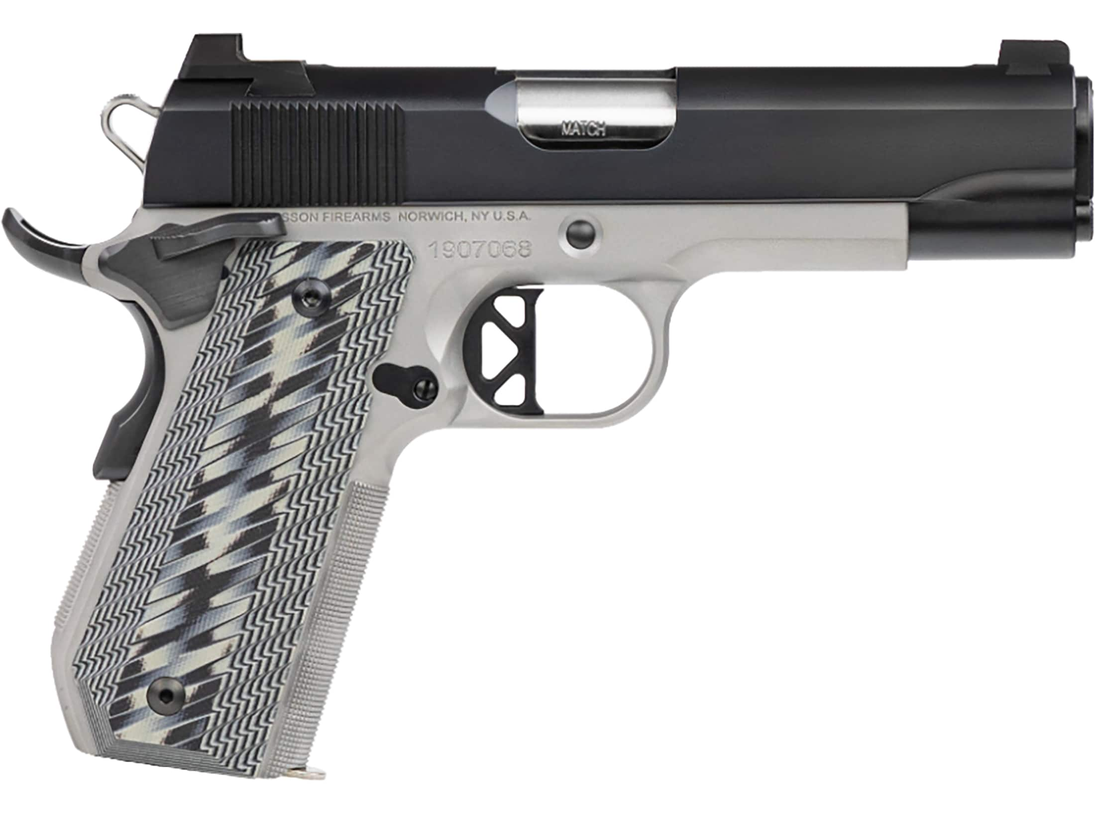 Dan Wesson V-Bob Two Tone 45 ACP Pistol 4.25 Barrel 8+1 Round Black